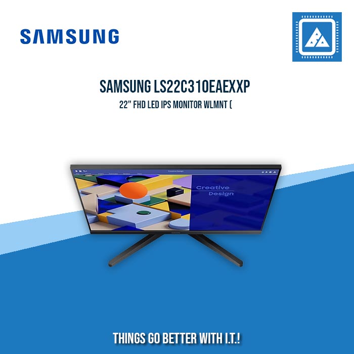 SAMSUNG LS22C310EAEXXP 22" FHD LED IPS MONITOR WLMNT (DB15, HDMI)