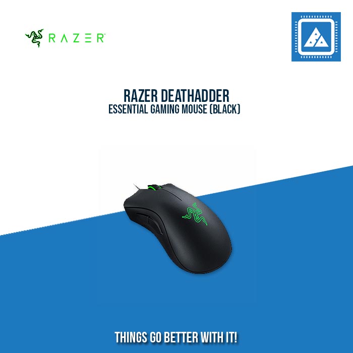 RAZER DEATHADDER ESSENTIAL GAMING MOUSE (WHITE)