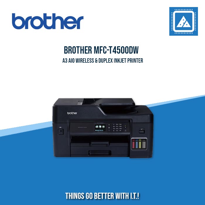 BROTHER MFC-T4500DW A3 AIO WIRELESS & DUPLEX INKJET PRINTER