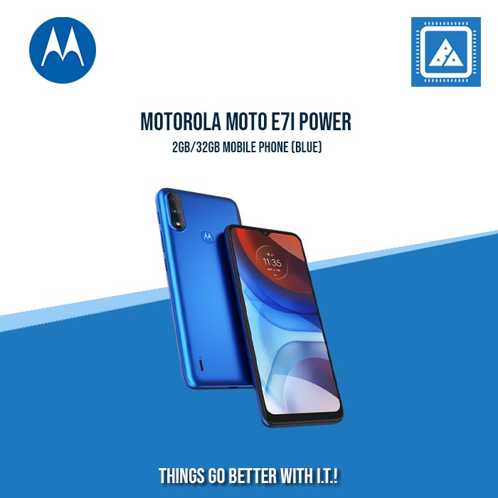MOTOROLA MOTO E7I POWER 2GB/32GB MOBILE PHONE (BLUE)