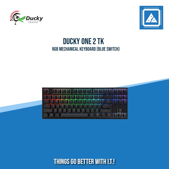 DUCKY ONE 2 TKL RGB MECHANICAL KEYBOARD (BLUE SWITCH)