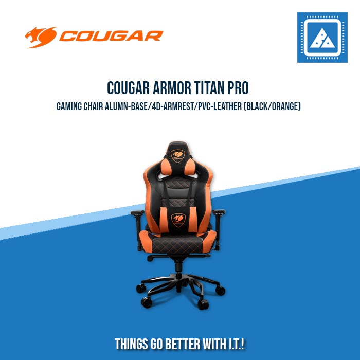 COUGAR ARMOR TITAN PRO ORANGE Gaming Chair - COUGAR ARMOR TITAN