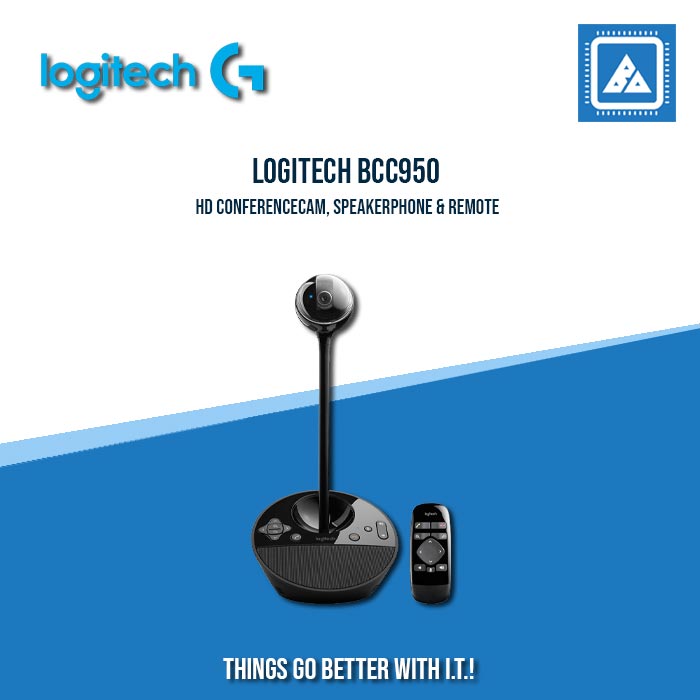 LOGITECH BCC950 HD CONFERENCECAM, SPEAKERPHONE & REMOTE