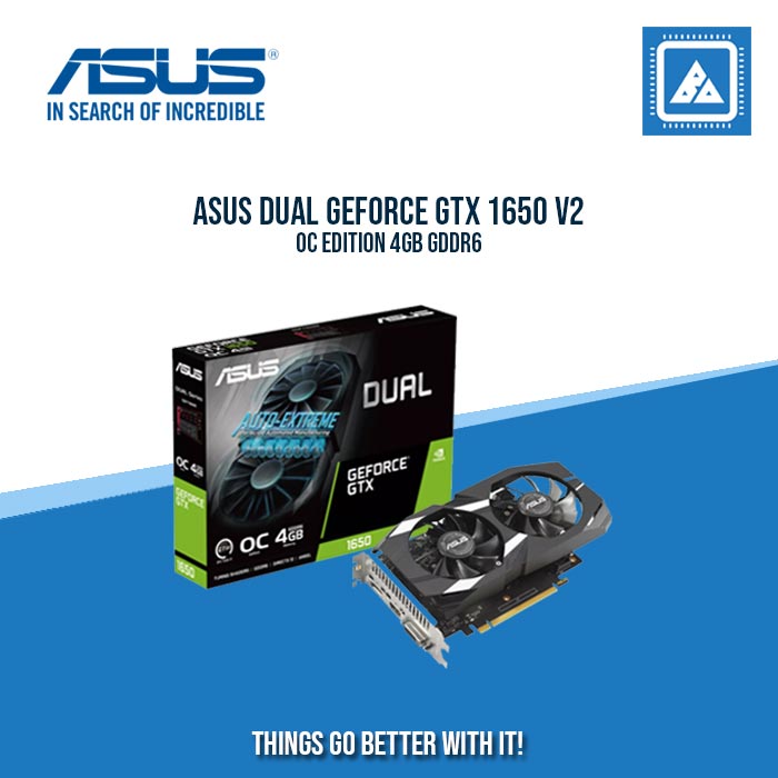 Gtx 1650 Asus Dual ASUS GTX 1650 4096MB 128BIT GDDR6 DUAL-O4GD6-P