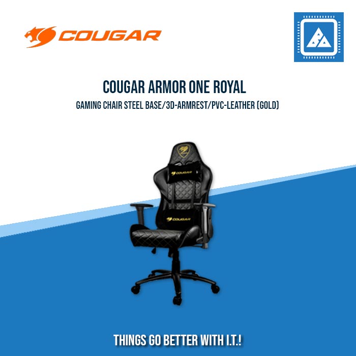 COUGAR ARMOR ONE ROYAL GAMING CHAIR STEEL BASE/3D-ARMREST/PVC