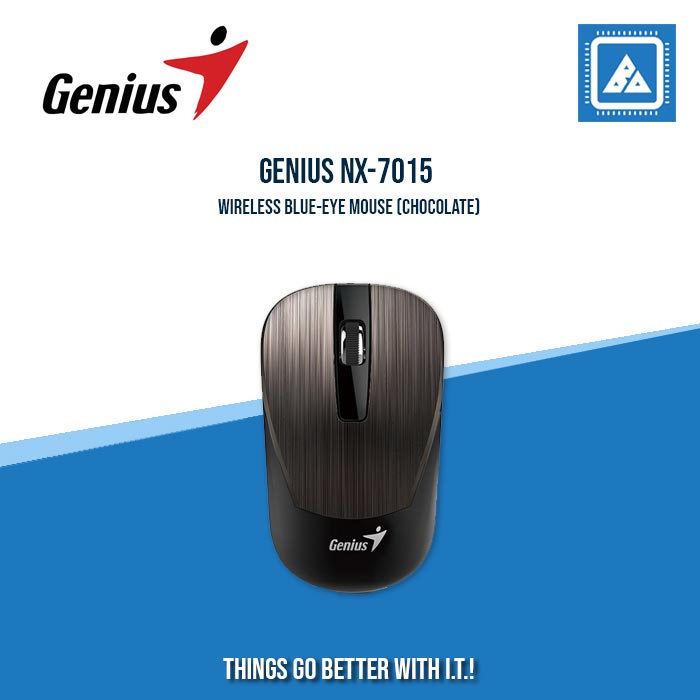GENIUS NX-7015 WIRELESS BLUE-EYE MOUSE /CHOCOLATE/GRAY/ROSY BROWN