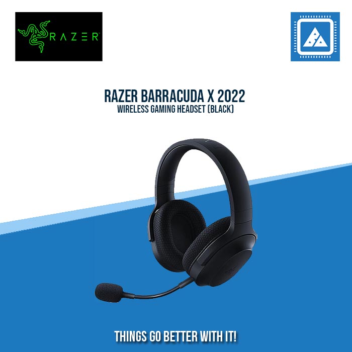 RAZER BARRACUDA X 2022 WIRELESS GAMING HEADSET (BLACK)