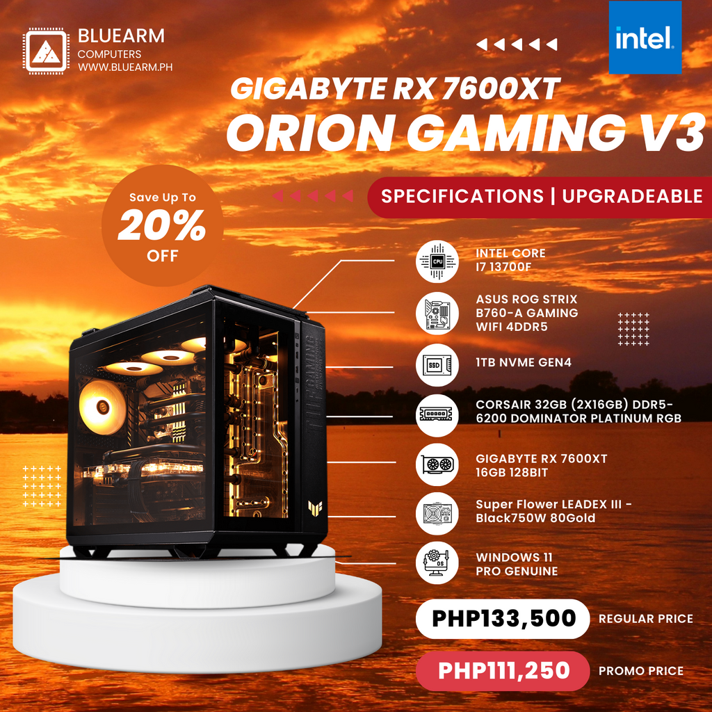 INTEL CORE I7 13700F ORION GAMING BUILD V3