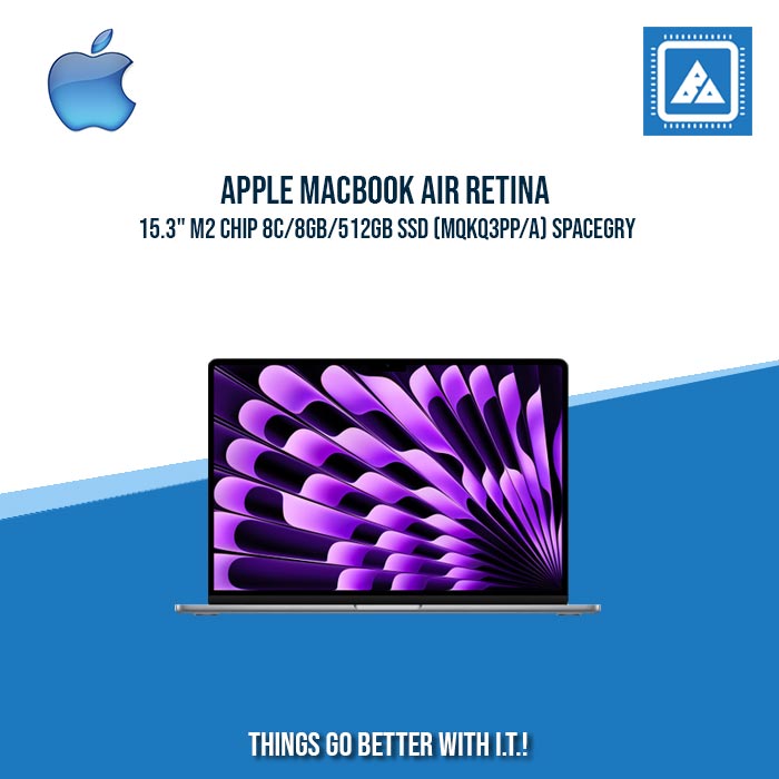 APPLE MACBOOK AIR RETINA 15.3" M2 CHIP 8C/8GB/512GB SSD | BEST FOR FREELANCERS LAPTOP