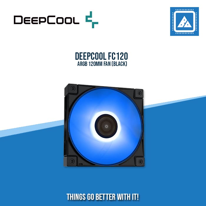 DEEPCOOL FC120 ARGB 120MM FAN (BLACK) – BlueArm Computer Store