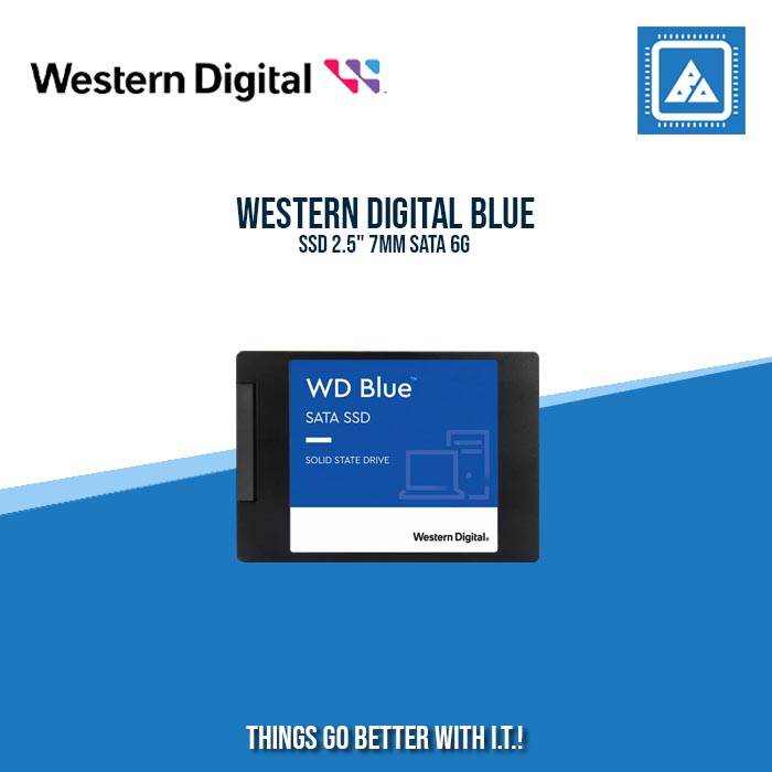 WESTERN DIGITAL BLUE SSD 7MM SATA 6G – BlueArm Computer Store