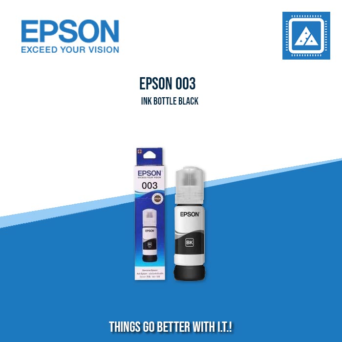EPSON 003INK BOTTLE BLACK|CYAN|MAGENTA|YELLOW