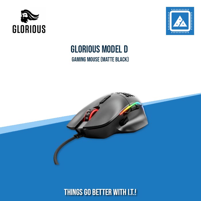 GLORIOUS MODEL I GAMING MOUSE (MATTE BLACK/MATTE WHITE)