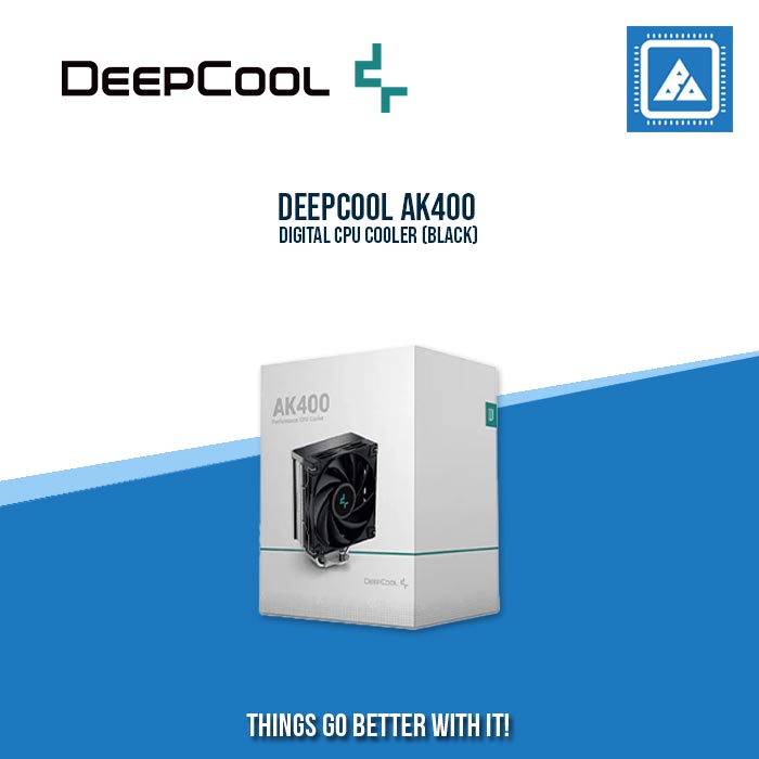 DEEPCOOL AK400 DIGITAL CPU COOLER (BLACK)