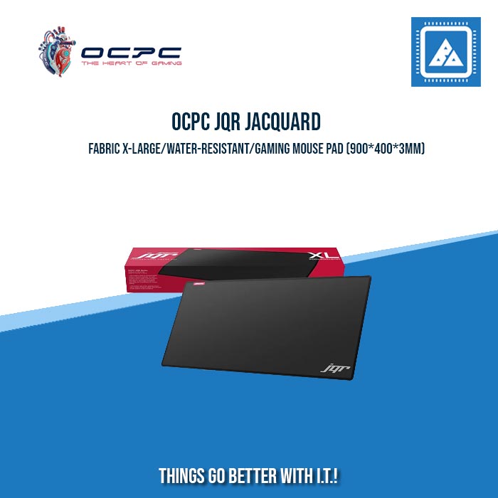 OCPC JQR JACQUARD FABRIC WATER-RESISTANT/GAMING MOUSE PAD (MEDIUM|LARGE|EX-LARGE)