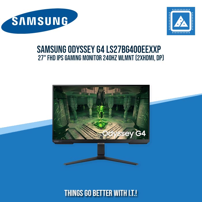 SAMSUNG ODYSSEY G4 LS27BG400EEXXP 27" FHD IPS GAMING MONITOR 240HZ WLMNT (2XHDMI, DP)