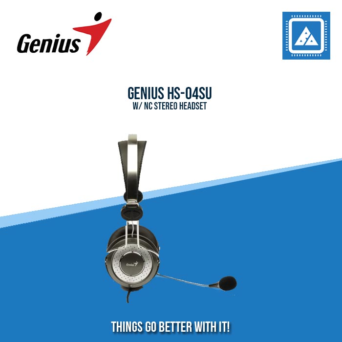 GENIUS HS-04SU W/ NC STEREO HEADSET