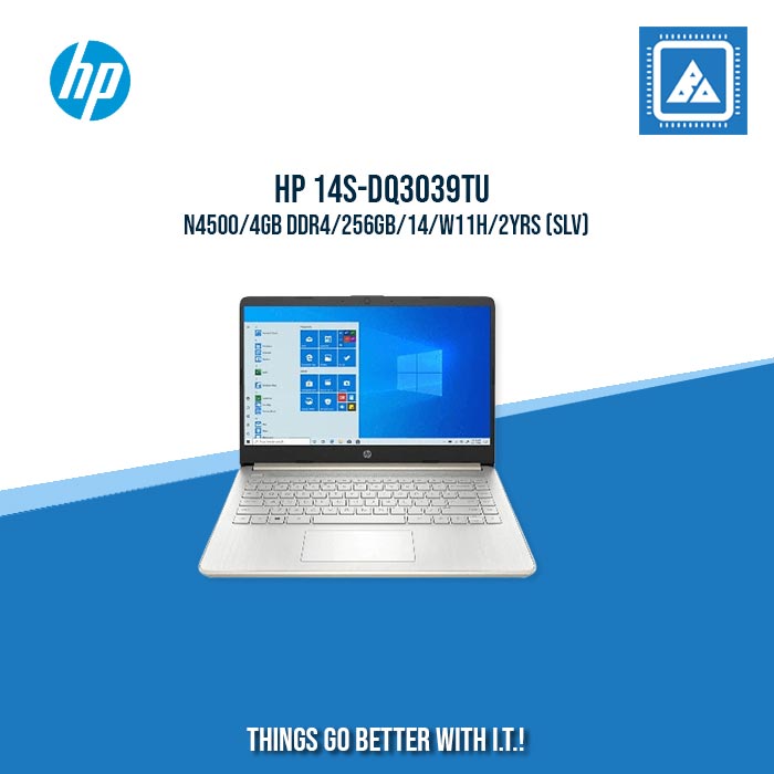 HP 14S-DQ3039TU N4500/4GB DDR4/256GB | BEST FOR STUDENTS LAPTOP