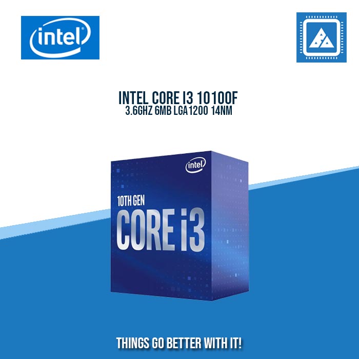 INTEL CORE I3 10100F 3.6GHZ 6MB LGA1200 14NM