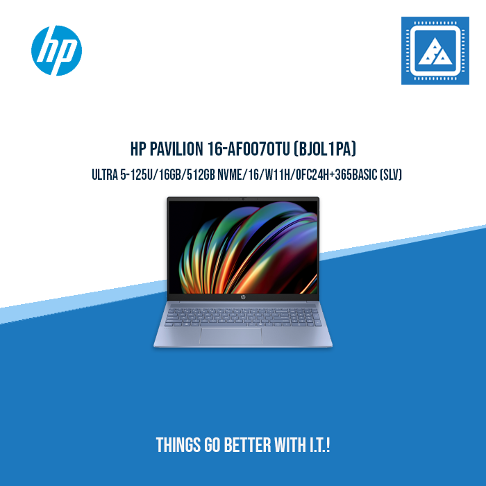 HP PAVILION 16-AF0070TU (BJ0L1PA) ULTRA 5-125U | BEST FOR OFFICE AND STUDENT
