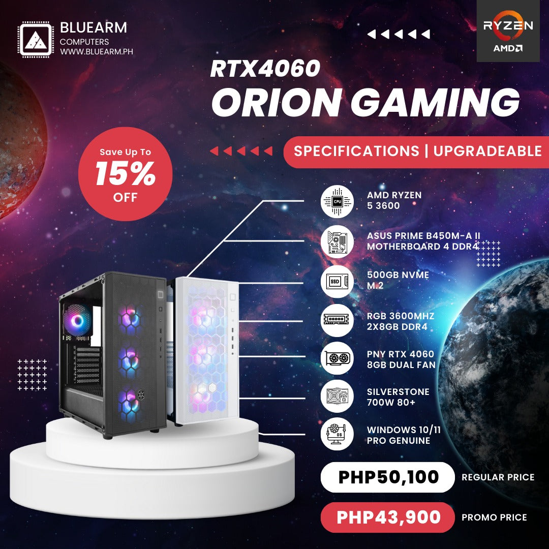 AMD RYZEN 5 3600 ORION GAMING BUILD