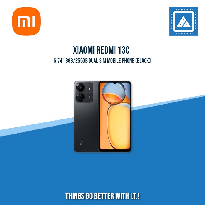 XIAOMI REDMI 13C 6.74" 8GB/256GB DUAL SIM MOBILE PHONE