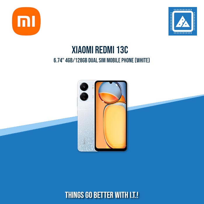 XIAOMI REDMI 13C 6.74" 6GB/128GB DUAL SIM MOBILE PHONE