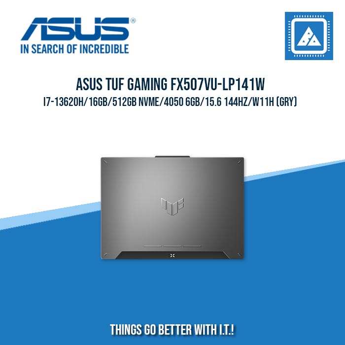 ASUS TUF GAMING FX507VU-LP141W I7-13620H/16GB/512GB NVME/4050 6GB | BEST FOR GAMING AND AUTOCAD LAPTOP
