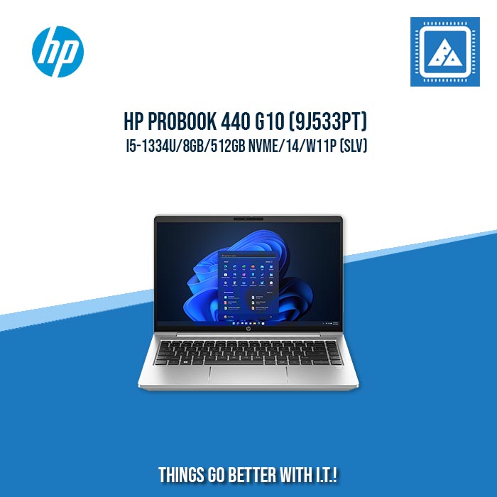 HP PROBOOK 440 G10 (9J533PT) I5-1334U/8GB/512GB NVME | BEST FOR ENTREPRENEURS AND CORPORATES LAPTOP
