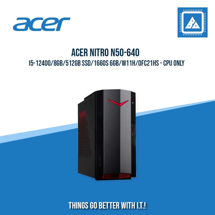 ACER NITRO N50-640 I5-12400/8GB/512GB SSD/1660S 6GB/W11H/OFC21HS - CPU only