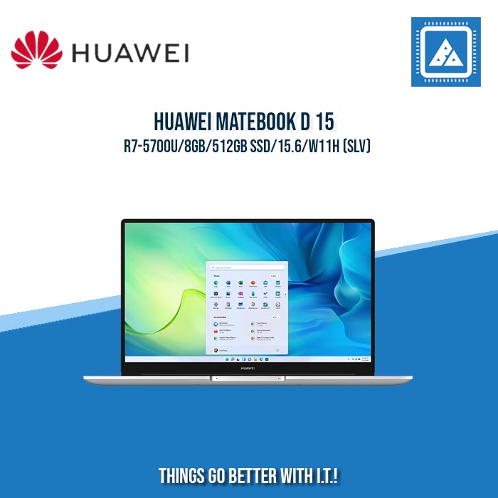 HUAWEI MATEBOOK D 15 R7-5700U/8GB/512GB SSD/ | BEST FOR STUDENTS AND FREELANCERS