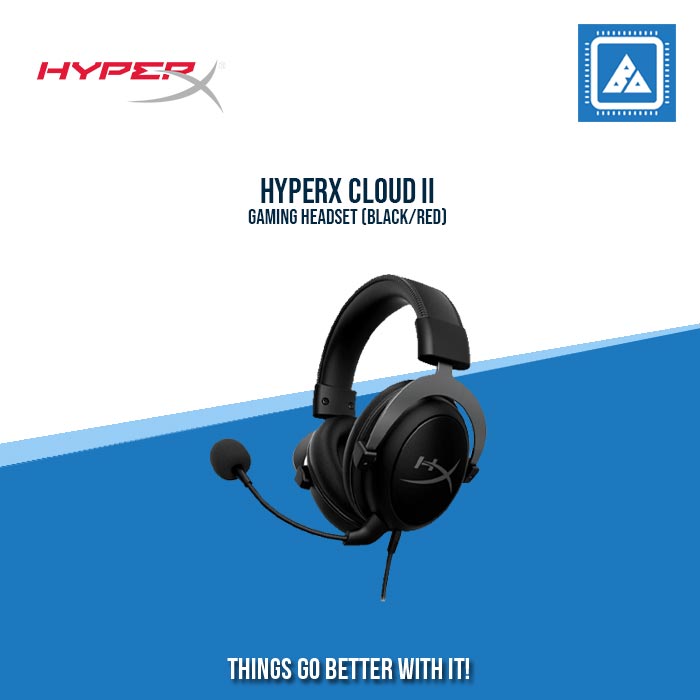 HYPERX CLOUD II GAMING HEADSET (BLACK/RED)