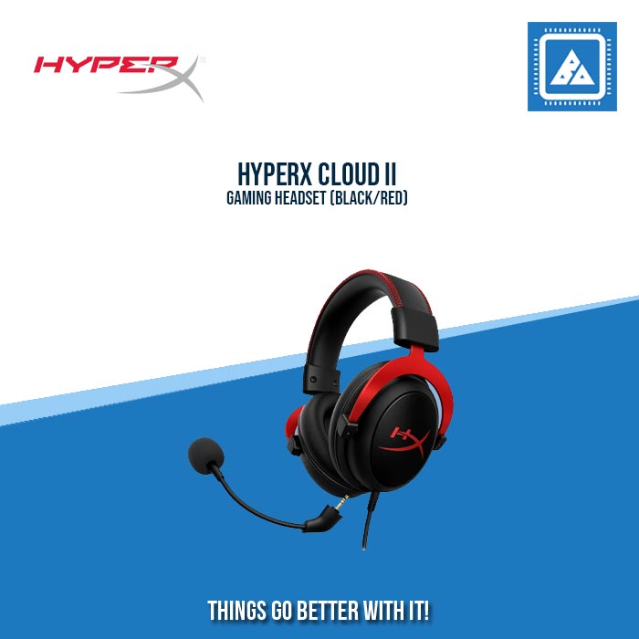 HYPERX CLOUD II GAMING HEADSET (BLACK/RED)