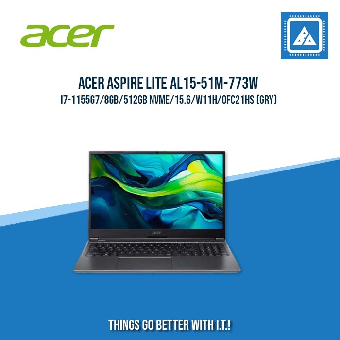 Acer Aspire Lite Al15 51m 773w I7 1155g7 8gb 512gb Nvme Best For Stu Bluearm Computer Store