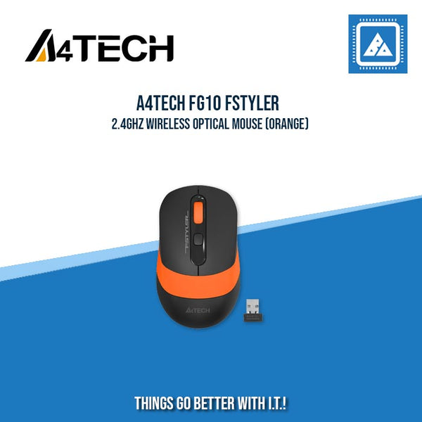A4TECH FG10 FSTYLER 2.4GHZ WIRELESS OPTICAL MOUSE – BlueArm Computer Store