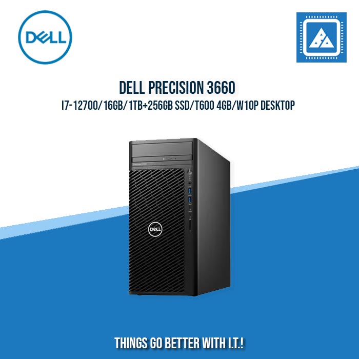DELL PRECISION 3660 I7-12700/16GB/1TB+256GB SSD/T600 4GB/W10P DESKTOP