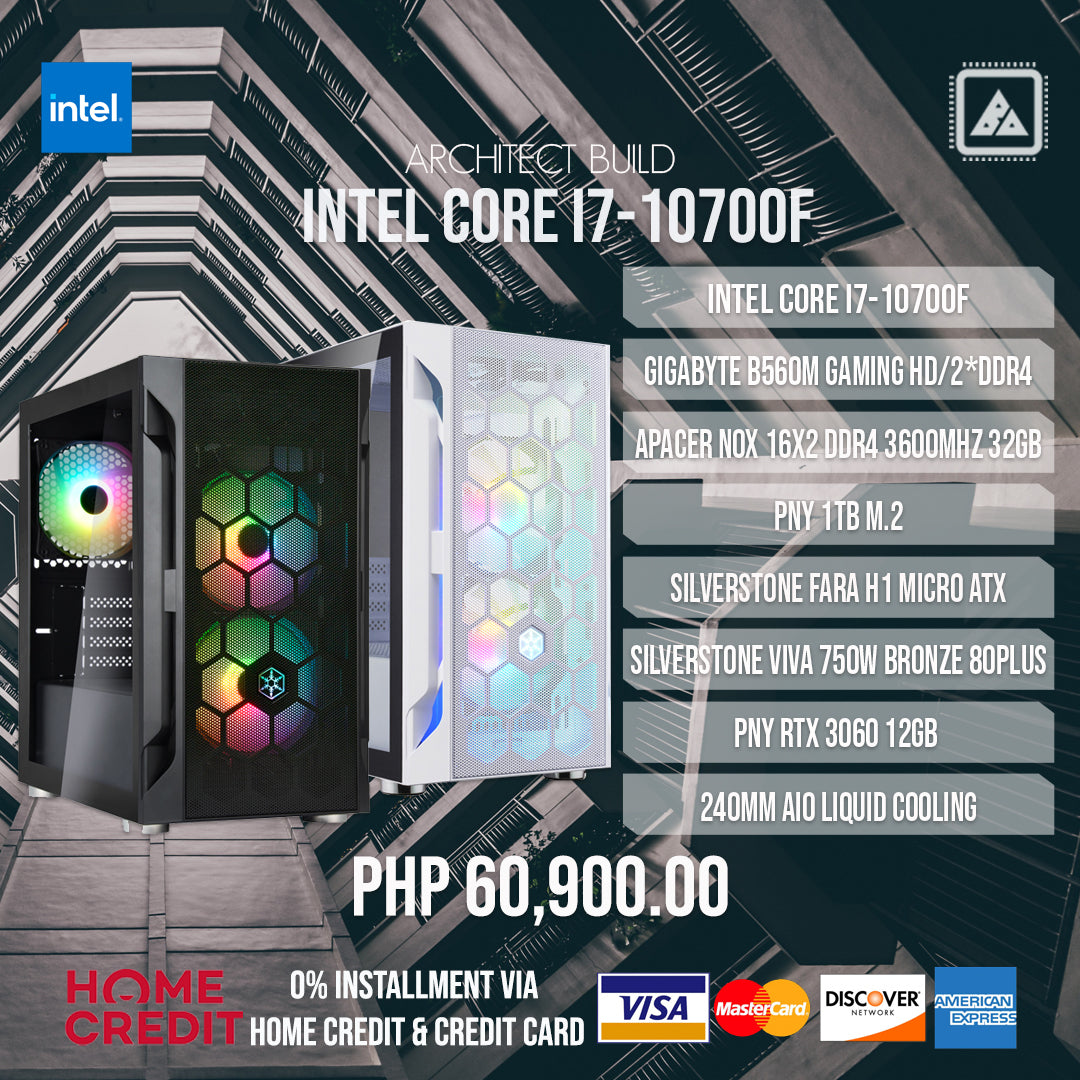 INTEL CORE I7-10700F Architect Package Build