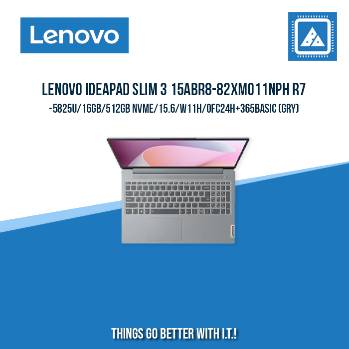 LENOVO IDEAPAD SLIM 3 15ABR8-82XM011NPH R7-5825U/16GB/512GB NVME | BEST FOR FREELANCERS |