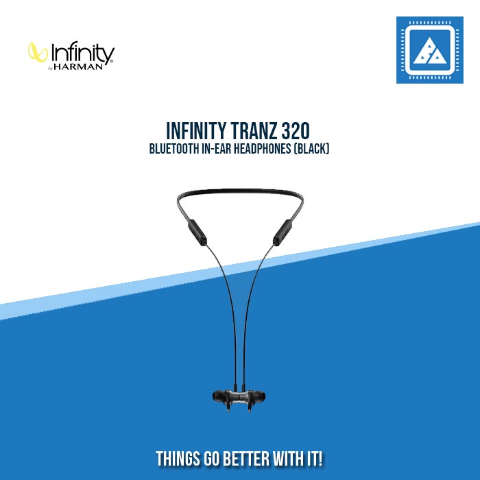 INFINITY TRANZ 320 BLUETOOTH IN-EAR HEADPHONES (BLACK)