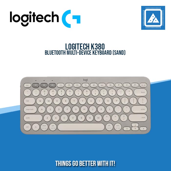 LOGITECH BLUETOOTH MULTI-DEVICE KEYBOARD K380 (SAND)