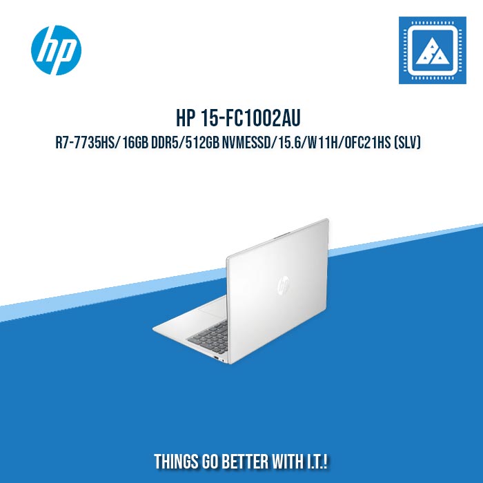 HP 15-FC1002AU R7-7735HS/16GB DDR5/512GB NVMeSSD | BEST FOR FREELANCERS AND GAMING LAPTOP