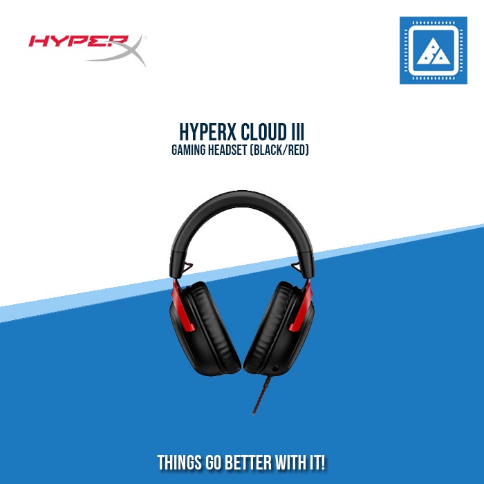 HYPERX CLOUD III GAMING HEADSET (BLACK/RED)