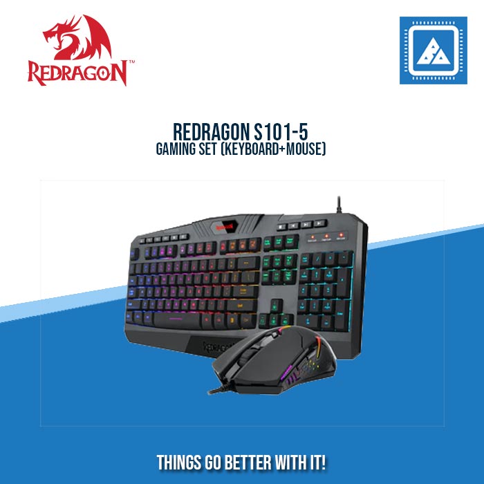 REDRAGON S101-5 GAMING SET (KEYBOARD+MOUSE)