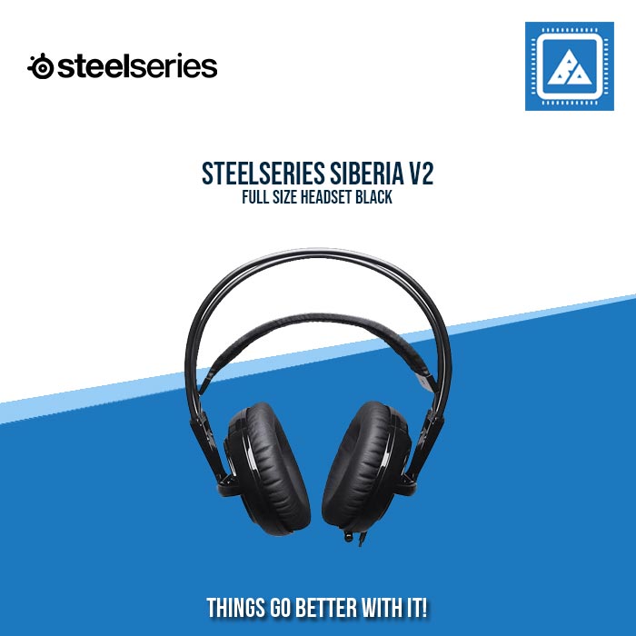 STEELSERIES SIBERIA V2 FULL SIZE HEADSET BLACK