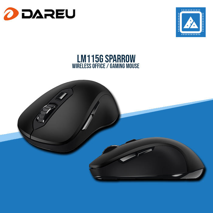 DAREU LM115G SPARROW Wireless Office/Gaming Mouse with Three-stage adjustable DPI