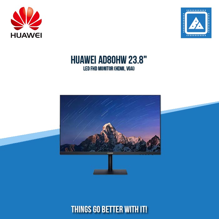 HUAWEI AD80HW 23.8" LED FHD MONITOR (HDMI, VGA)