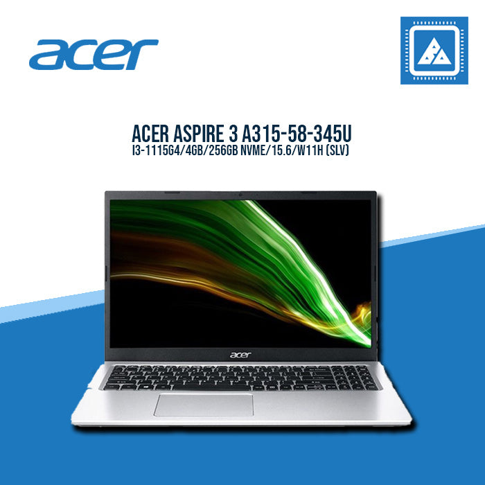 ACER ASPIRE 3 A315-58-345U I3-1115G4 Best for online class (SLV)