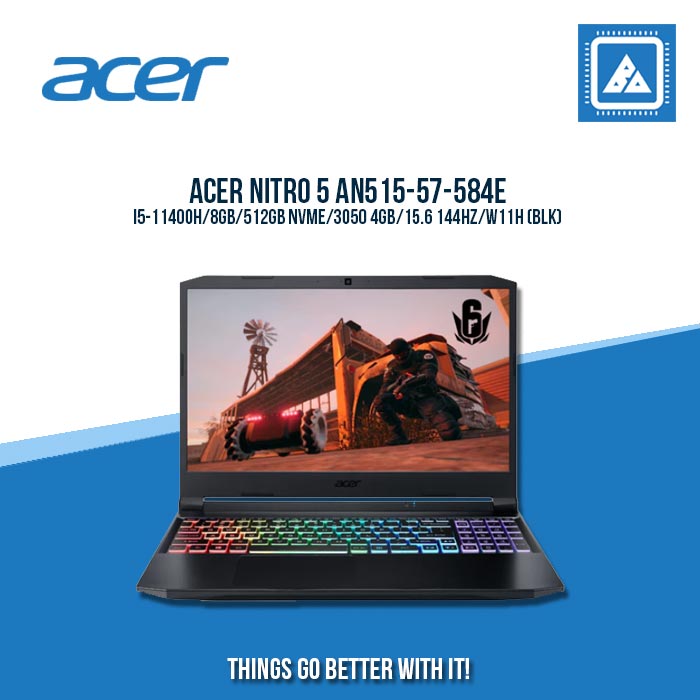 ACER NITRO 5 AN515-57-584E I5-11400H | Gaming Laptop And AutoCAD Users