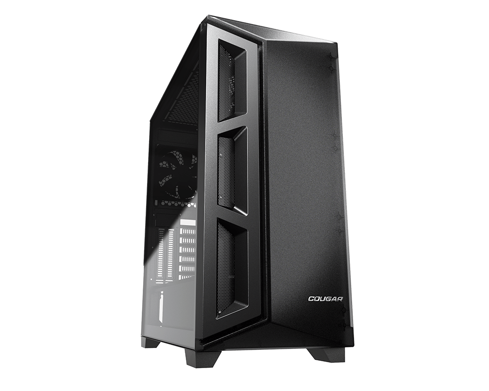 COUGAR DARKBLADER X5 TRANSLUCENT BLACK | WHITE RGB / MID TOWER /TEMPERED GLASS (BLACK | WHITE)
