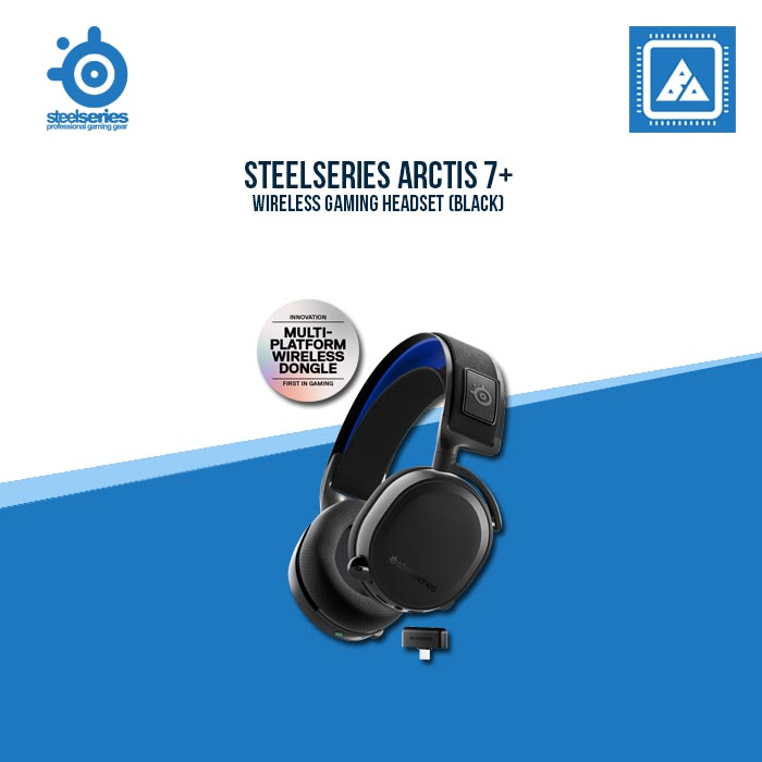 STEELSERIES ARCTIS 7+ WIRELESS GAMING HEADSET (BLACK)